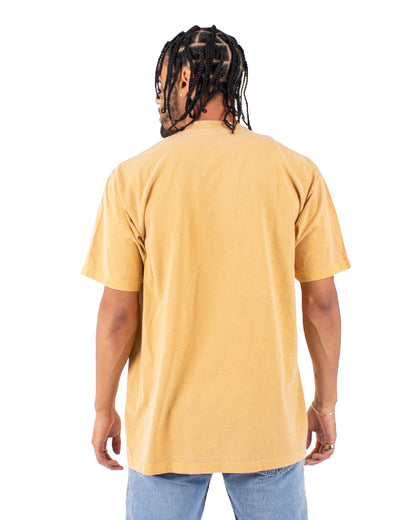 Garment-Dyed Crewneck T-Shirt - Mustard