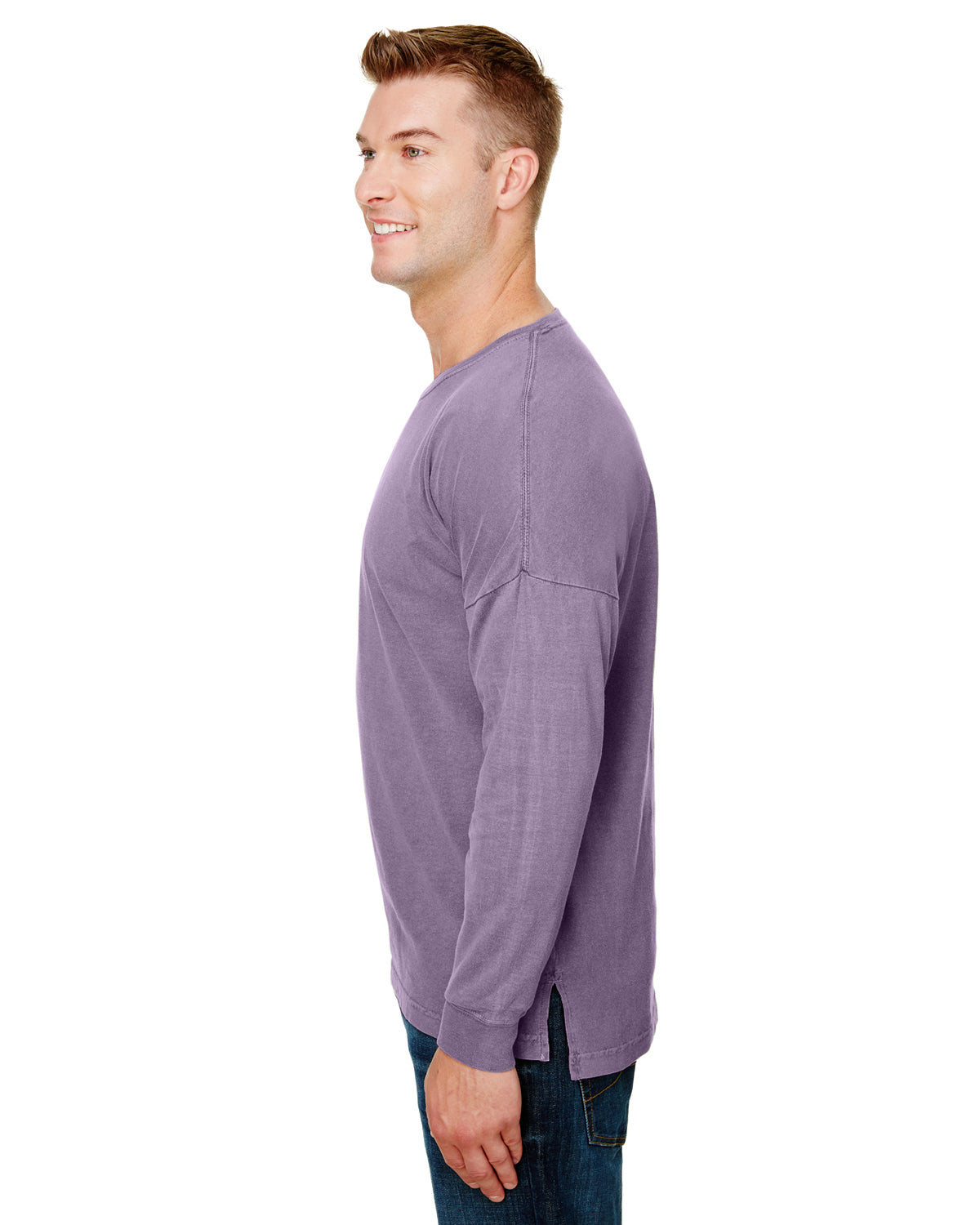 Unisex Heavyweight RS Oversized Long-Sleeve T-Shirt - Wine