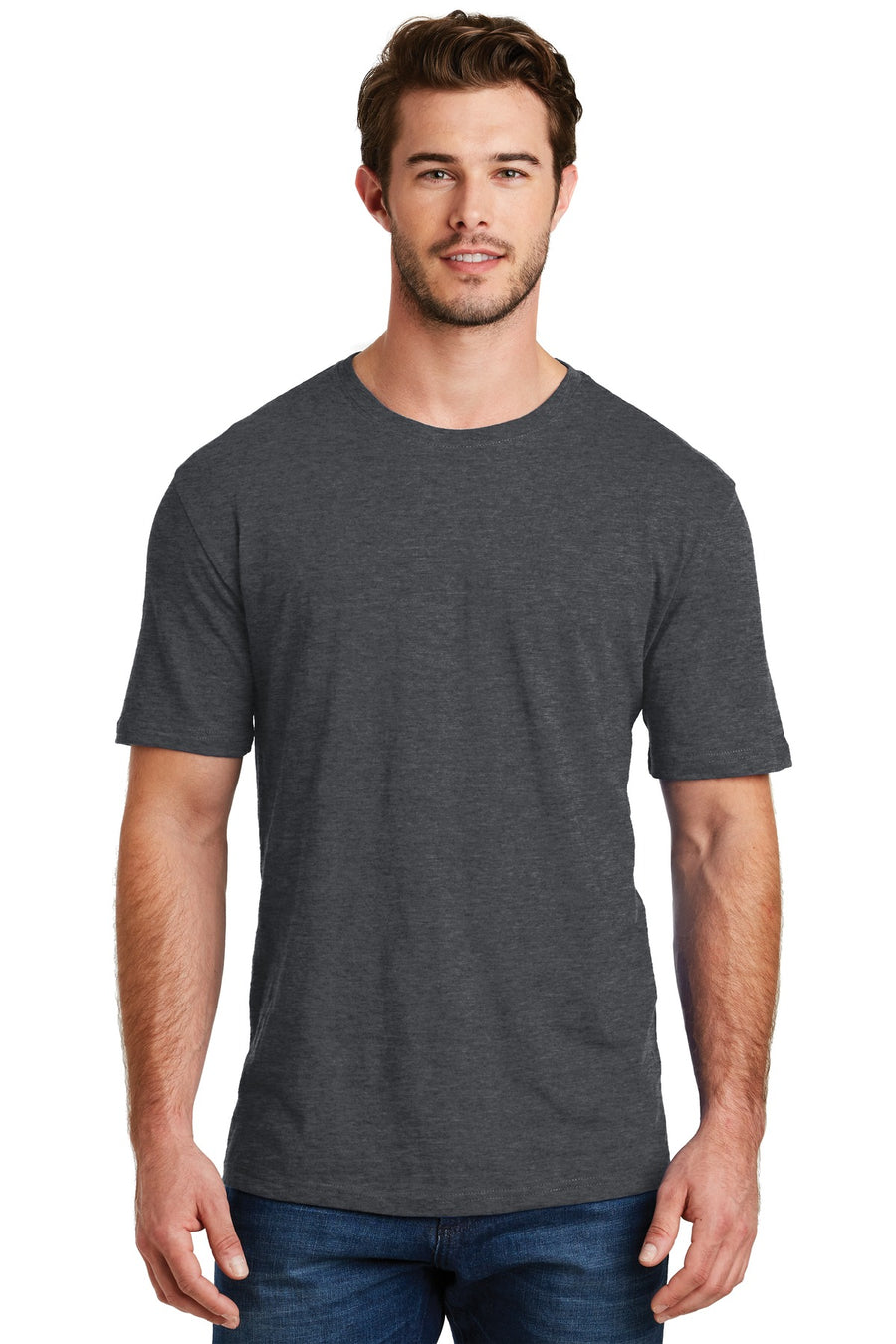 Unisex Perfect Blend Tee - Heather Charcoal
