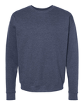Unisex Fleece Crew - Heather Denim