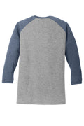 Unisex Perfect Tri 3/4-Sleeve Raglan - Navy Fr / Gray Fr