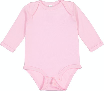 Infant Long-Sleeve Bodysuit - Pink