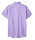 Women's Short Sleeve Easy Care Shirt - Bright Lavender