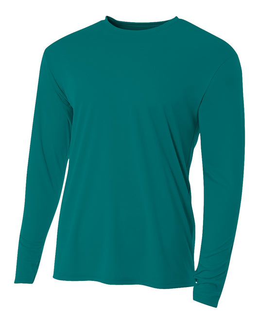 Men's Cooling Performance Long Sleeve T-Shirt - Teal