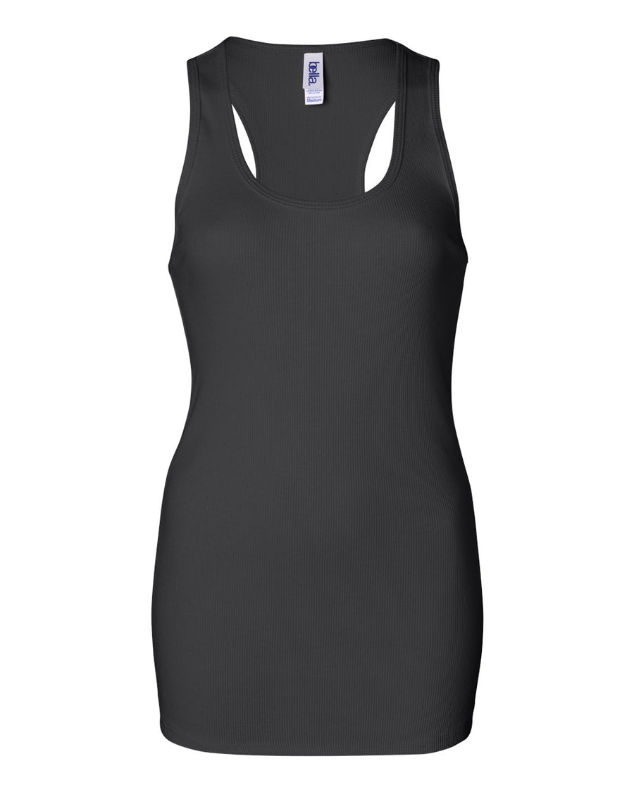 Women’s 2X1 Rib Racerback Tank - Black
