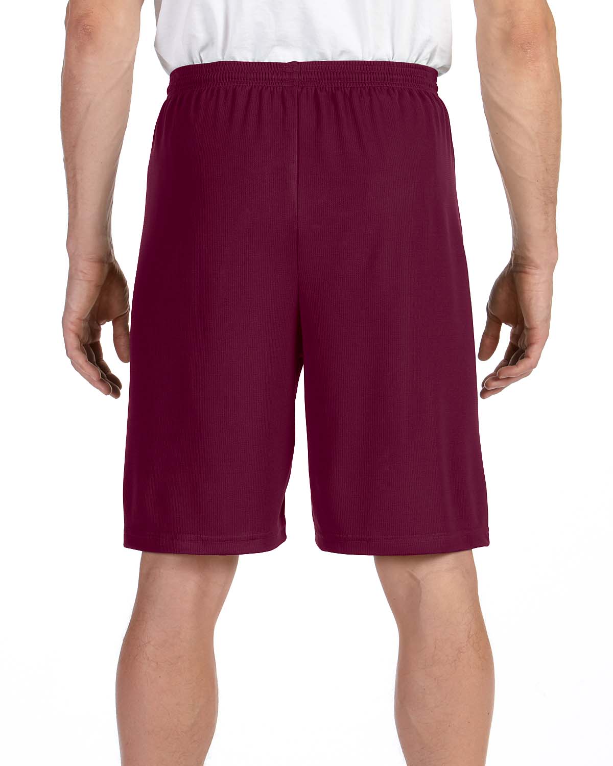 Unisex Mesh 9" Short - Sport Maroon