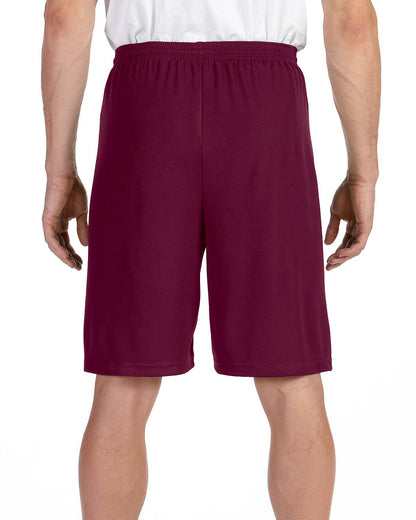 Unisex Mesh 9" Short - Sport Maroon