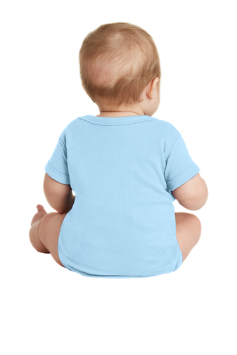 Infant Baby Rib Bodysuit - Light Blue