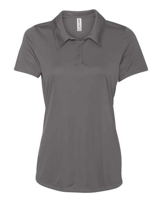 Women's Performance 3-Button Sport Shirt - Sport Graphite