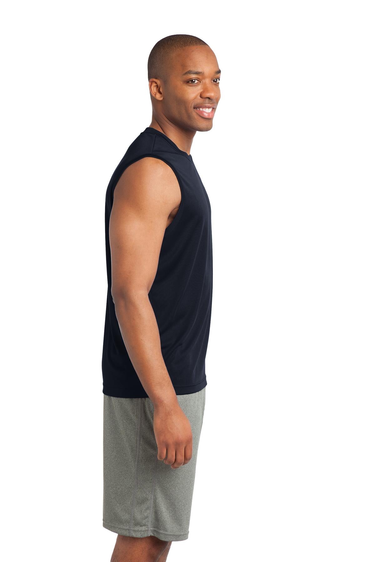 Men's Sleeveless PosiCharge Competitor Tee - True Navy
