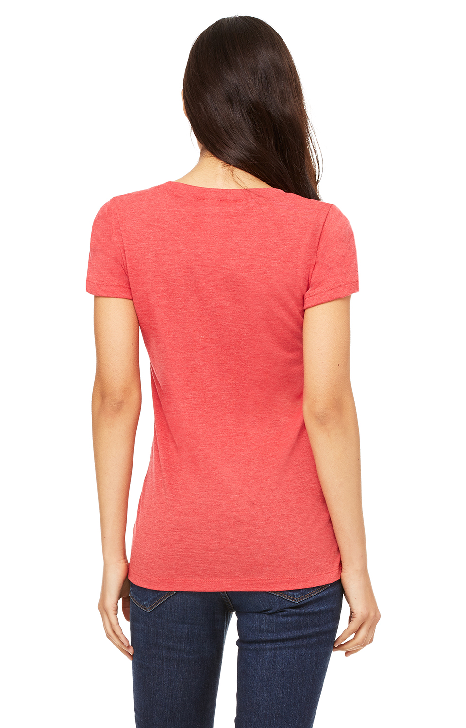 Women's Triblend Short-Sleeve T-Shirt - Light Red Triblend