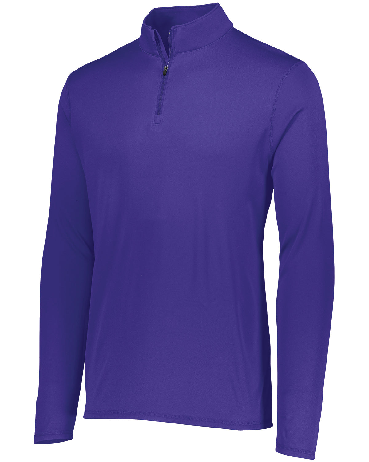 Unisex Attain Quarter-Zip Pullover - Purple