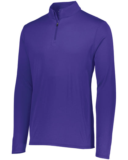 Unisex Attain Quarter-Zip Pullover - Purple