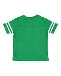 Toddler Football T-Shirt - Vintage Green / Bd White