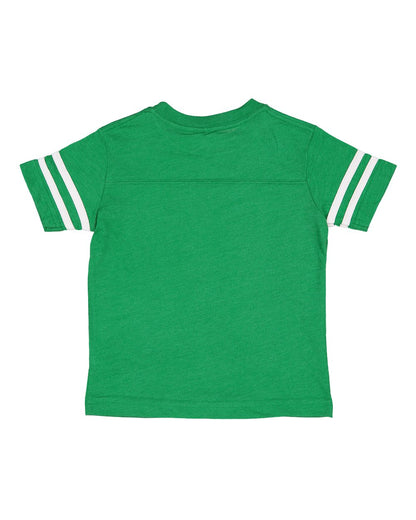Toddler Football T-Shirt - Vintage Green / Bd White