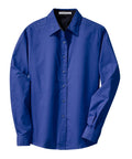 Women's Long Sleeve Easy Care Shirt - Royal / Cl Navy