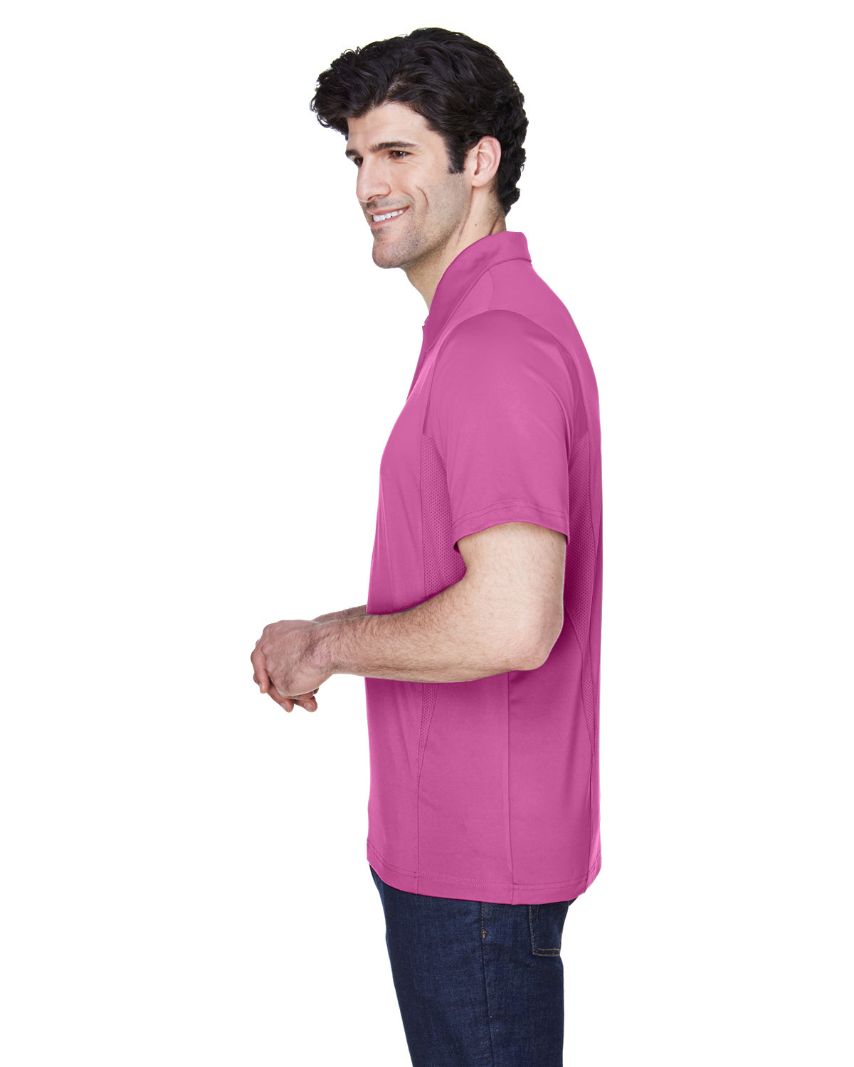 Men's Charger Performance Polo - Sport Charity Pink