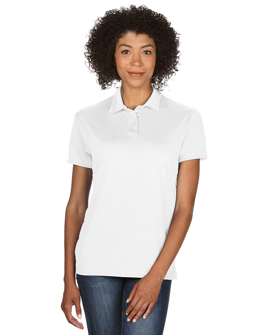 Women's Performance® Jersey Polo - White