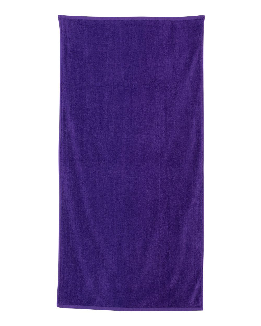Velour Beach Towel - Purple