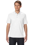 Unisex Performance® Double Piqué Polo - White