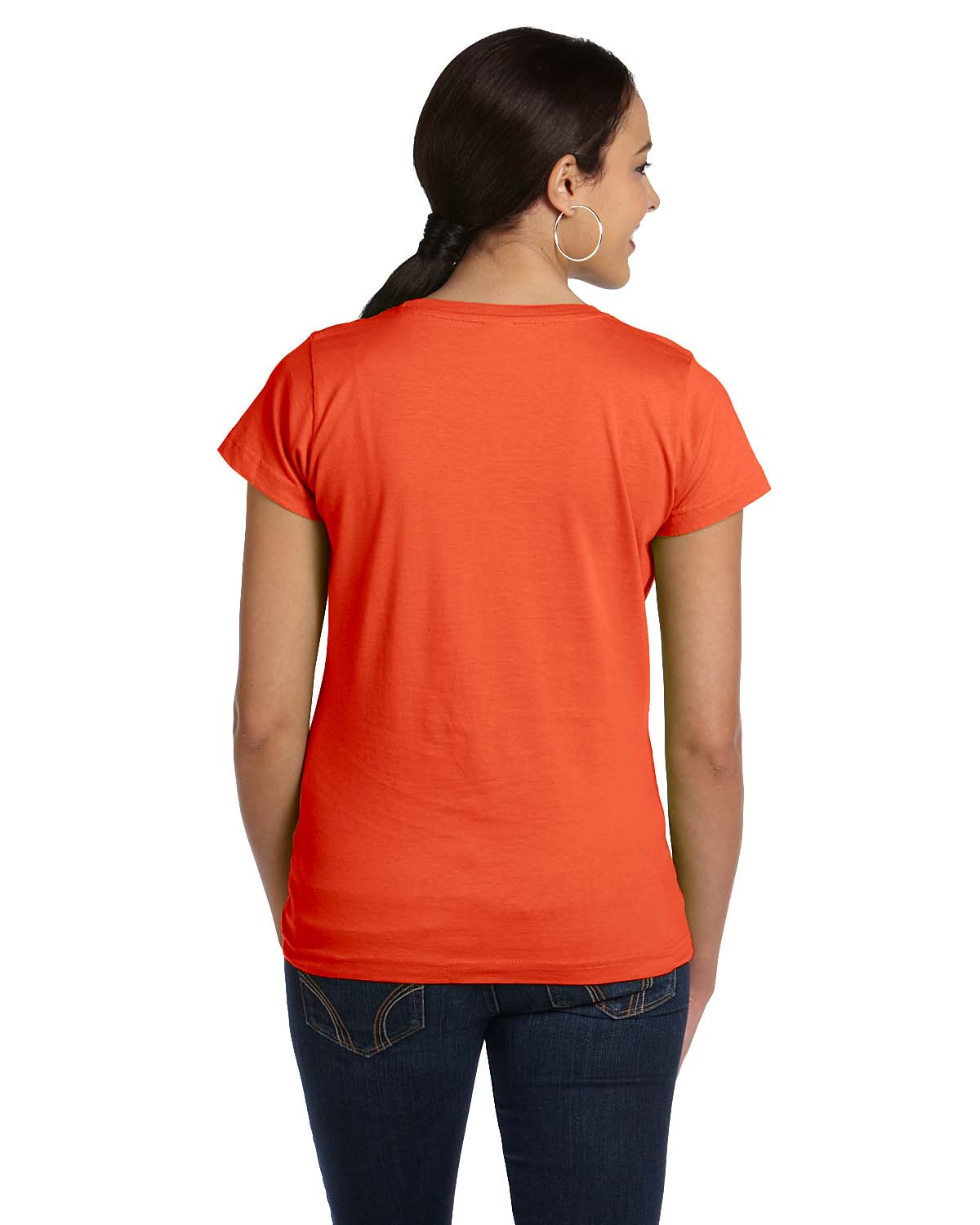 Women's Fine Jersey T-Shirt - Orange