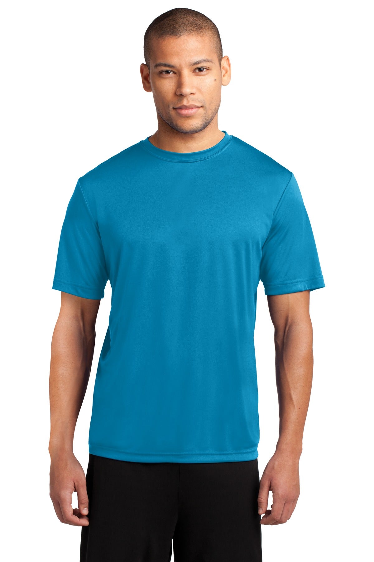 Unisex Performance Tee - Neon Blue