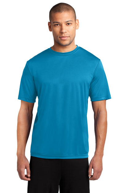Unisex Performance Tee - Neon Blue