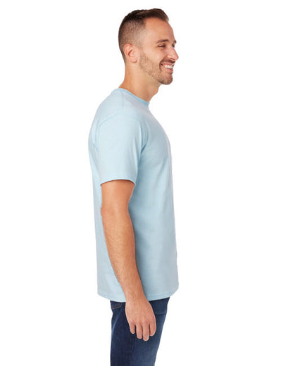 Men's 100% Organic Cotton Classic Short-Sleeve T-Shirt - Ice Blue