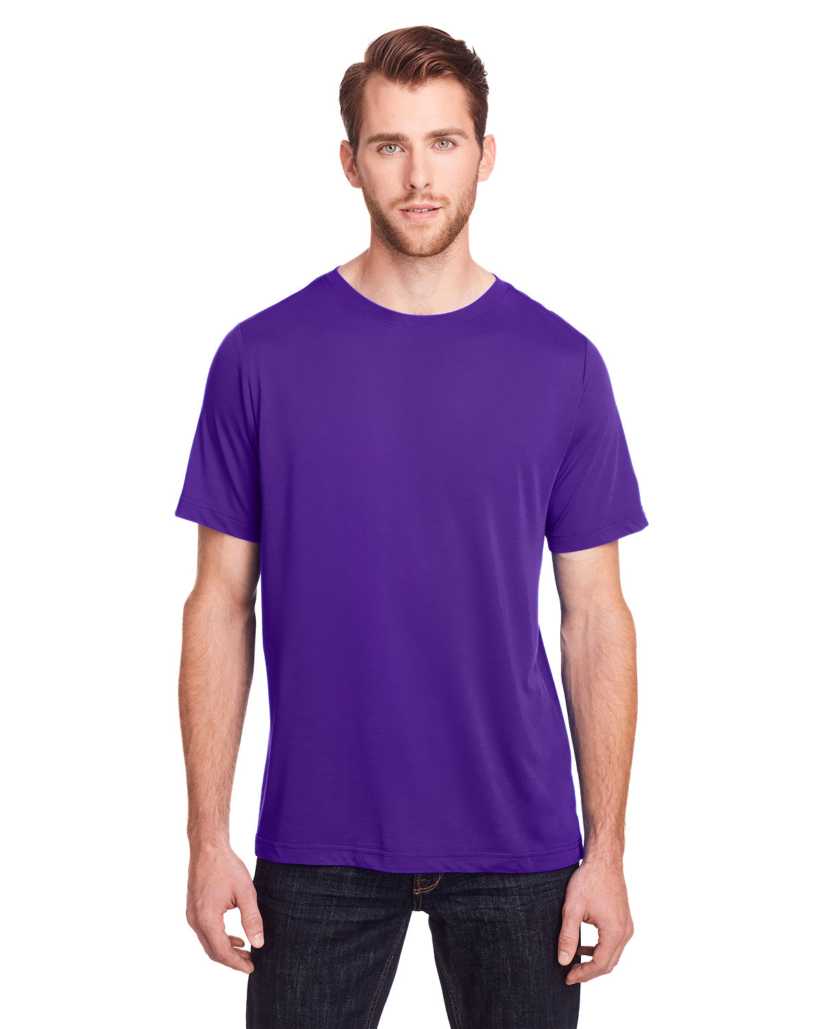 Unisex Fusion ChromaSoft™ Performance T-Shirt - Campus Purple