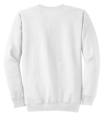 Unisex Core Fleece Crewneck Sweatshirt - White