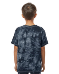 Youth Crystal Tie Dye T-Shirt - Black