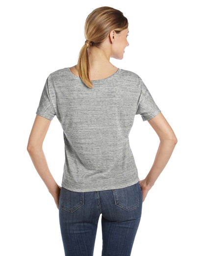 Women's Slouchy T-Shirt - White Marble