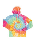Unisex Multi-Color Spiral Pullover Hoodie - Aerial