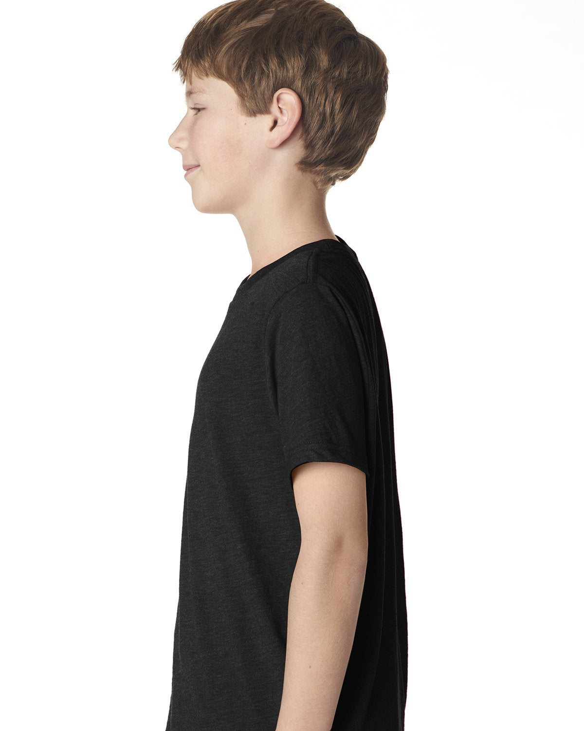 Youth Triblend Crew - Vintage Black