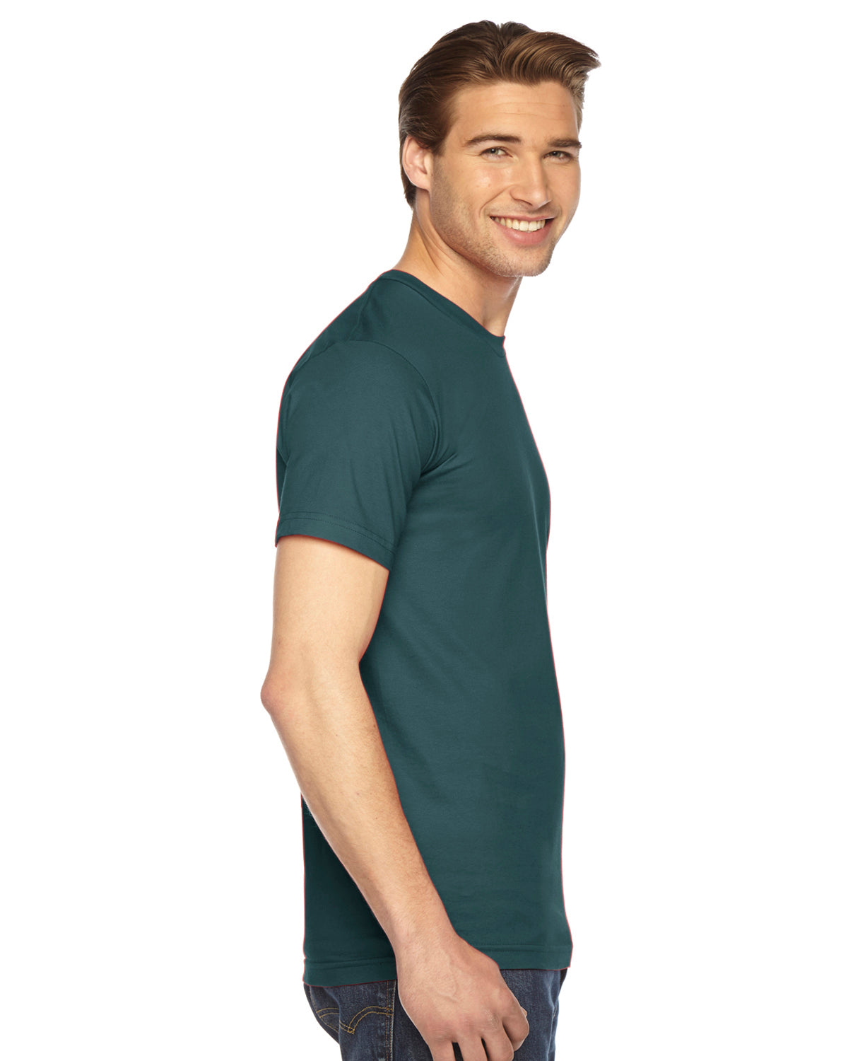 Unisex Fine Jersey Short-Sleeve T-Shirt - Forest
