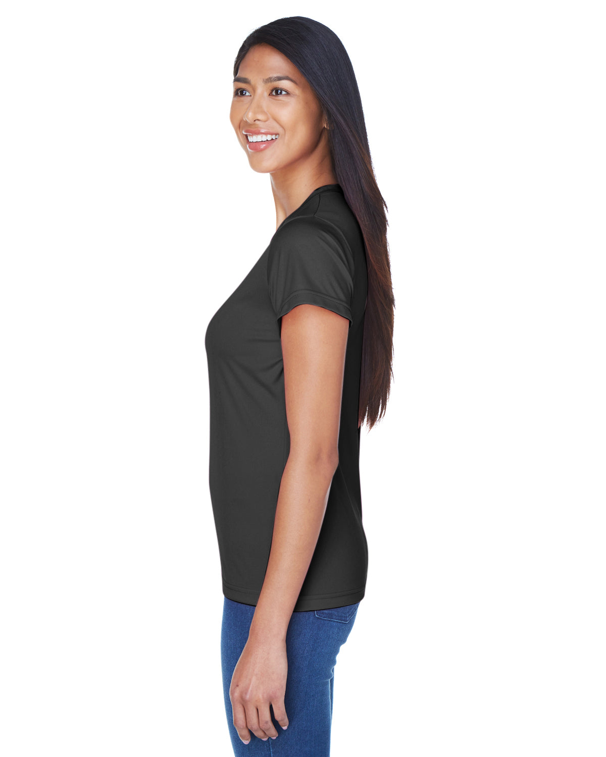 Women's Cool & Dry Sport Performance Interlock T-Shirt - Black