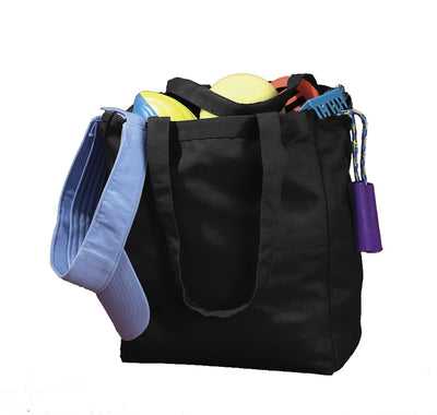 Canvas Book Tote - Black