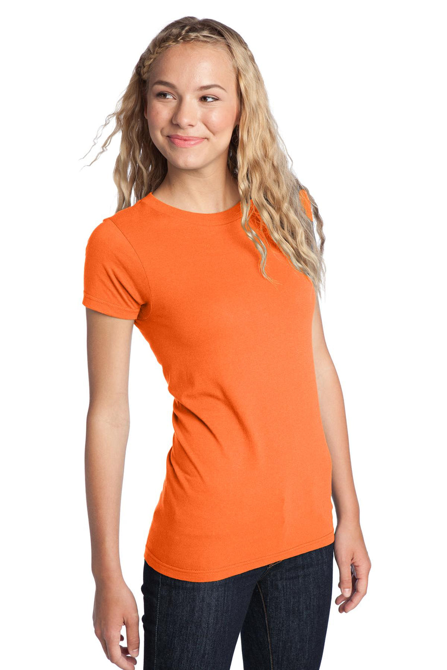 Women's Fitted The Concert Tee - Neon Orange