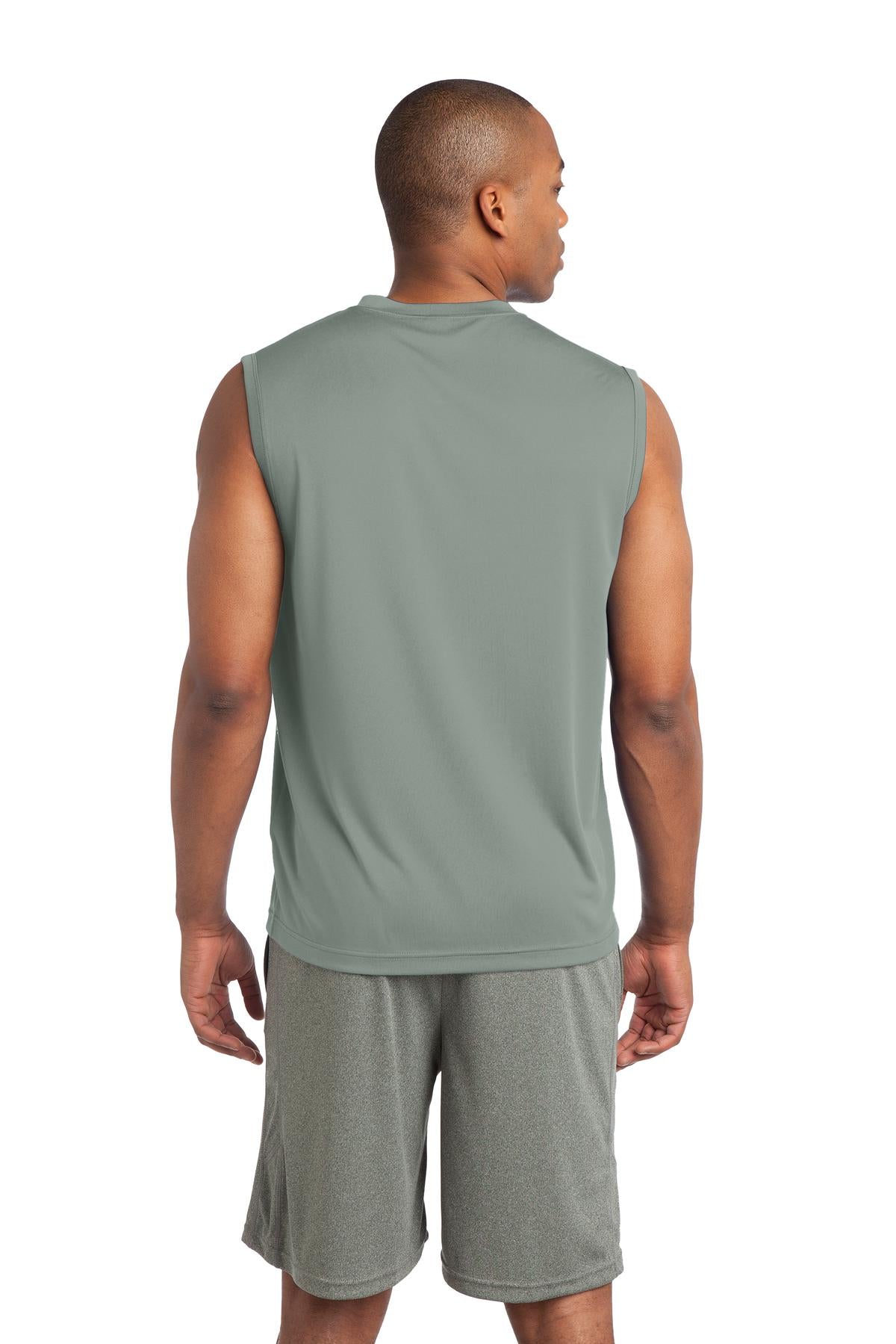 Men's Sleeveless PosiCharge Competitor Tee - Silver
