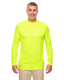 UltraClub 8622 - Men's Cool & Dry Performance Long-Sleeve Top - Bright Yellow