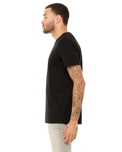 Unisex Heather CVC T-Shirt - Heather Black
