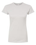 Women's Slim Fit Fine Jersey Tee - Silver