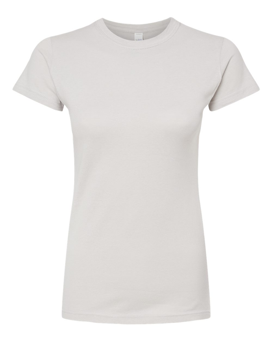 Women's Slim Fit Fine Jersey Tee - Silver
