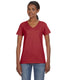 Anvil 88VL - Women's Lightweight V-Neck T-Shirt - Independence Red
