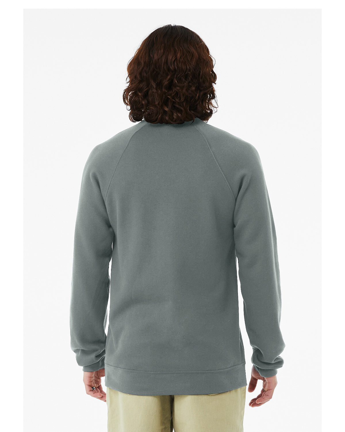 Unisex Sponge Fleece Raglan Sweatshirt - Blue Storm