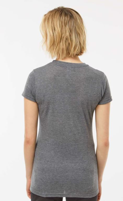 Women's Poly-Rich Slim Fit Tee - Heather Charcoal