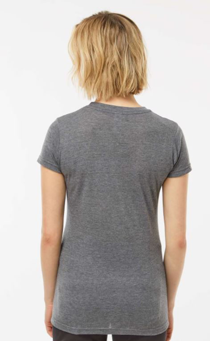 Women's Poly-Rich Slim Fit Tee - Heather Charcoal
