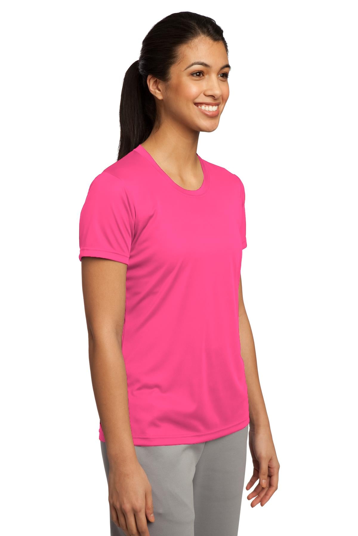 Women's PosiCharge Competitor Tee - Neon Pink