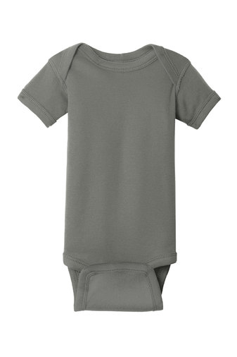 Infant Baby Rib Bodysuit - Charcoal