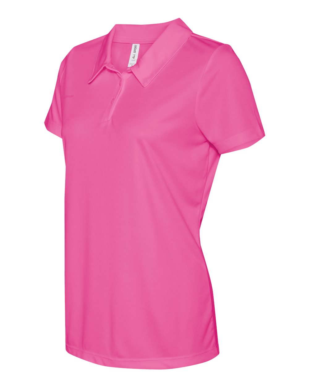 Women's Performance 3-Button Sport Shirt - Sport Charity Pink